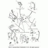 Схема вузла: Електроустаткування (1) Yamaha YZF600R Thundercat