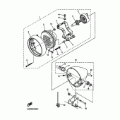 Схема узла: Фара Yamaha XVS125 Drag Star