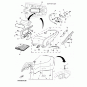 Схема вузла: Сидіння Yamaha MT03 MT-03