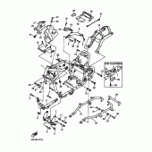 Схема узла: Рама Yamaha XVZ1300 Royal Star Tour Deluxe