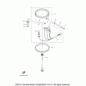 Схема узла: Панель приборов Yamaha XVS650 V-Star Classic