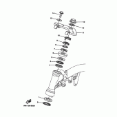 Схема узла: Рулевой механизм Yamaha TTR50 TT-R50