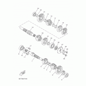 Схема вузла: Трансмісія Yamaha YZF-R125