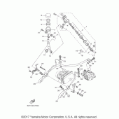 Схема вузла: Задній гальмівний циліндр Yamaha FZ10/MTN1000 FZ-10