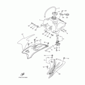 Схема вузла: Паливний бак Yamaha TTR50 TT-R50