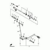 Схема вузла: Вал перемикання Yamaha YZF-R6/YZF600 R6 RaceBase