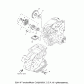 Схема вузла: Масляний насос Yamaha TTR125 TT-R125
