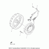 Схема узла: Генератор Yamaha XVS1300 V-Star Tourer