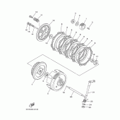 Схема вузла: Зчеплення Yamaha TTR125 TT-R125