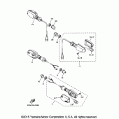 Схема вузла: Поворотники Yamaha XT250 XT250