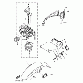 Схема узла: Опция (ENGINE, CHASSIS) Yamaha XTZ660 Tenere