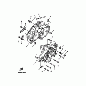 Схема вузла: Картер двигуна Yamaha DT125 DT125R
