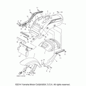Схема узла: Крыло Yamaha XV1900 Raider