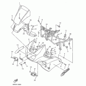 Схема вузла: Облицовочные елементи 1 Yamaha XJ600 Diversion (S-TYPE)