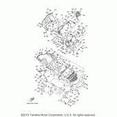 Схема узла: Облицовочные элементы Yamaha XTZ1200 Super Tenere ES