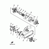 Схема вузла: Зчеплення Yamaha YP250 Majesty