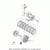 Схема вузла: Зчеплення Yamaha YZF-R3