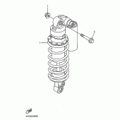 Схема вузла: Задня підвіска Yamaha YZF-R1 R1