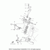 Схема узла: Рулевой механизм Yamaha XV1700 Road Star Midnight Warrior