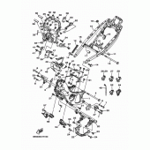 Схема узла: Рама Yamaha XP500 T-MAX
