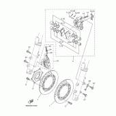 Схема узла: Передний тормоз Yamaha XP500 T-MAX