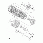 Схема вузла: Зчеплення Yamaha XJ6 Diversion (S-TYPE)