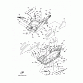 Схема вузла: Підніжки та підставка 2 Yamaha XP500 T-MAX 530