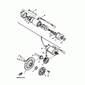 Схема узла: Привод стартера Yamaha TRX850