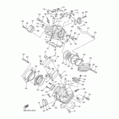 Схема вузла: Головка циліндра Yamaha XVS400 Drag Star