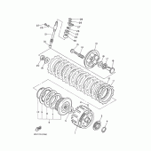 Схема вузла: Зчеплення Yamaha XJ600 Diversion (S-TYPE)