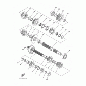 Схема вузла: Трансмісія Yamaha XTZ1200 Super Tenere ES