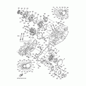 Схема узла: Крышки картера 1 Yamaha XV1700 Road Star Warrior