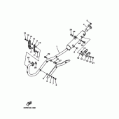 Схема вузла: Вихлопна система Yamaha TTR125 TT-R125