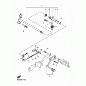 Схема вузла: Вал перемикання Yamaha XVS950 XV950 Racer
