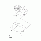 Схема вузла: Панель приладів Yamaha FZ6 FZ6-S2 (Naked)