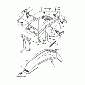Схема узла: Крыло Yamaha TT-R250 TT-R250