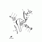 Схема узла: Распредвал и Цепь ГРМ Yamaha XG250 TRICKER