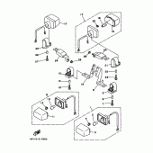 Схема вузла: Поворотники 1 (4GY1/4RR1/4RR2) Yamaha TT250R TT-R