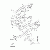 Схема узла: Подножки и Подставка Yamaha YP250 X-MAX