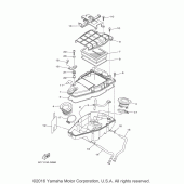 Схема вузла: Впускна система 2 Yamaha XV1900 Raider