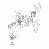 Схема вузла: Впускна система Yamaha TTR230 TT-R230
