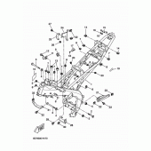 Схема вузла: Рама Yamaha YZF-R125