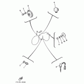 Схема вузла: Електроустаткування 2 Yamaha XT125