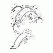 Схема узла: Крыло Yamaha XV1600 Wild Star