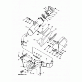 Схема узла: Выхлопная система Yamaha XTZ1200 Super Tenere