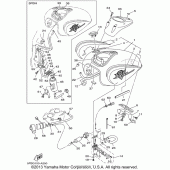 Схема вузла: Паливний бак Yamaha XVS650 V-Star Custom