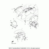 Схема узла: Крыло Yamaha XVS1100 V-Star Custom (with Flames)
