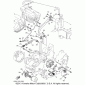 Схема узла: Масляный насос Yamaha XV1600 Midnight Star