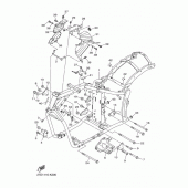 Схема узла: Рама Yamaha XVS1300 XVS1300 Custom