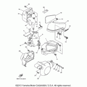 Схема узла: Боковая крышка Yamaha XVS650 V-Star Classic